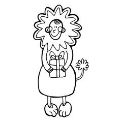 Vector happy new year hand drawn illustration