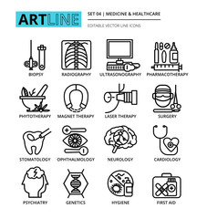 Set of medicine and healthcare icons