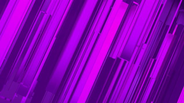 Abstract 3d purple rectangles and lines background
