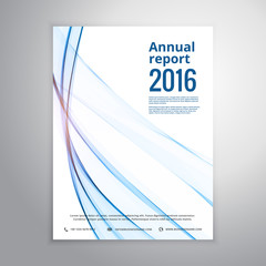 modern business brochure flyer template for your annual report