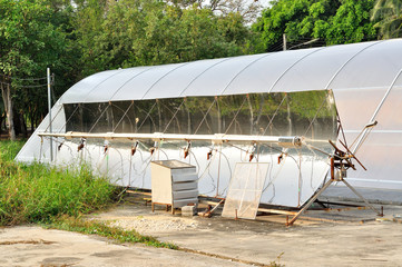 A solar energy plant for drying product, Greenhouse