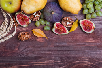 Autumn fruits