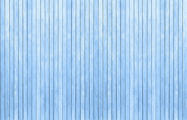 Obraz premium panneau de lames de bois teinté bleu 
