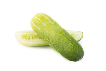 Cucumber isolated on white background