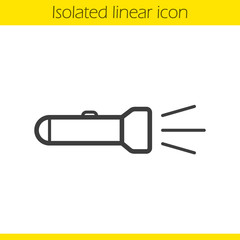 Flashlight linear icon