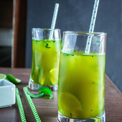 Matcha Mint Iced Tea