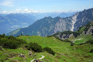 Fototapeta premium Hiking trail in mountain