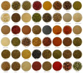 collage  spices