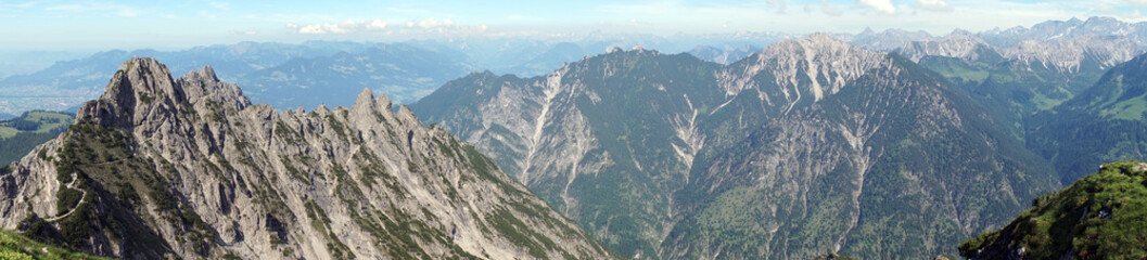 Mountain range panorama