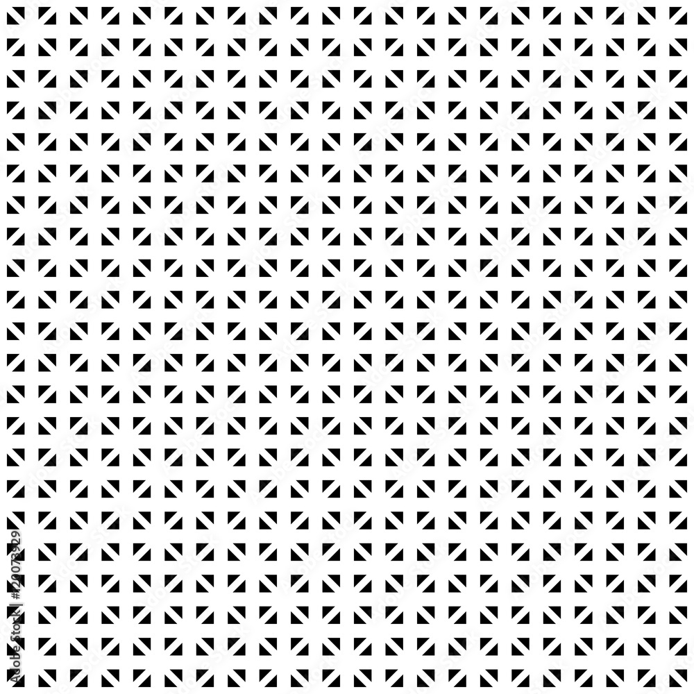 Poster Tileable grid / mesh geometric pattern series. Repeatable monoch