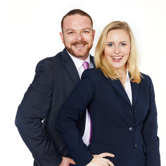 Business people are highly successful