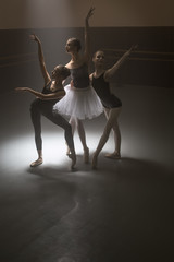 Trio of ballet dancers