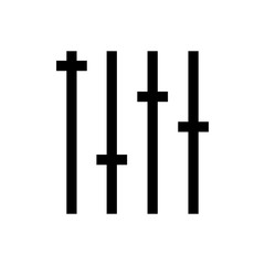 Movie clipper line icon.