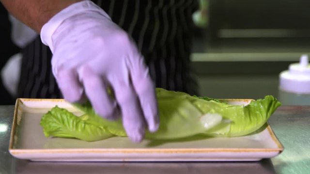 shef make a Special vegetables Salad.