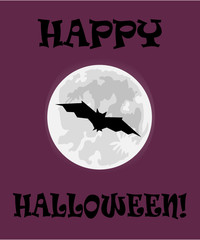 happy halloween moon