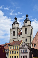 Fototapeta na wymiar Stadtkirche Wittenberg