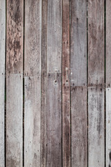 old reuse wood door with simple door handle