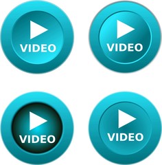 Icon Video Button Web illustration 