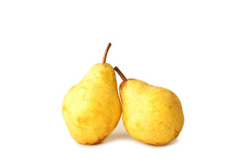 Pears isolated on white background