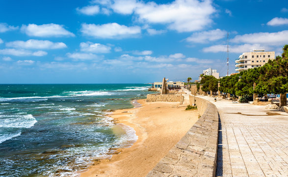 Seaside promenade in Acre - Israel