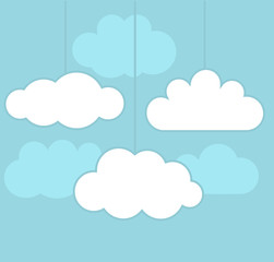 Clouds vector illustration