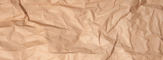 Obraz premium panorama textured crumpled paper background