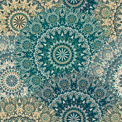 Mandala seamless pattern. Vintage design for printing.