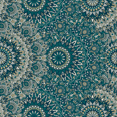 Mandala seamless pattern. Vintage design for printing.