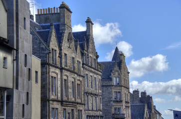 Fototapeta na wymiar Edinburgh Houses