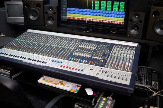 Modern studio of sound