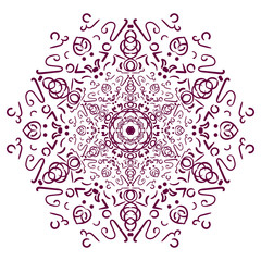 The motive of the lines. Vector image