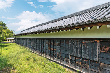 大和郡山城の城壁