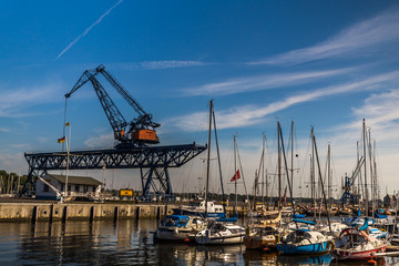 Obraz premium stadthafen rostock
