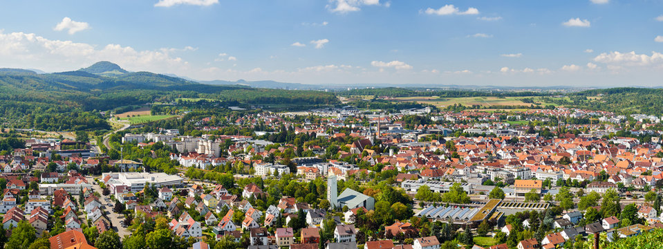 Panorama Metzingen (Schw&auml;bische Alb)