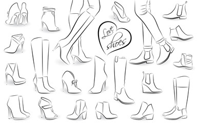 Women shoes and boots