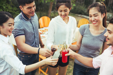 Asian dinner celebrate party