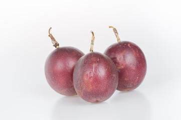 Granadilla isolated on white background
