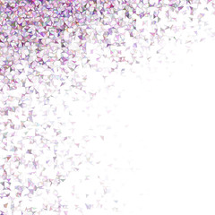 Chaotic triangle mosaic vector background design