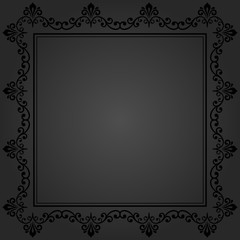 Floral Vector Fine Frame