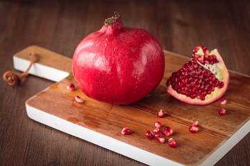 Fresh raw pomegranate