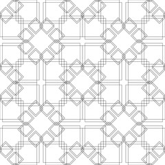 Monochrome elegant seamless pattern