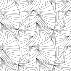 Seamless pattern with chaotic lines