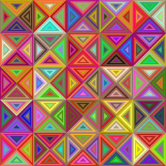 Colorful triangle mosaic background design © David Zydd