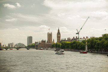 Houses of Parliament and Westminster bridge