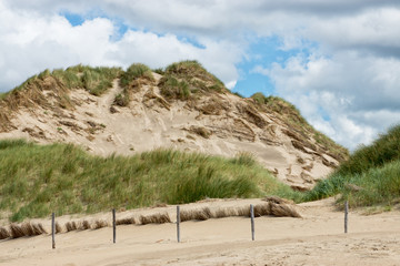 Dünenlandschaft "Noordhollandse Duinreservaat" in Engmond aan Zee, Nordholland, Niederlande