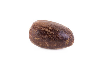 Nutmeg isolated on white background