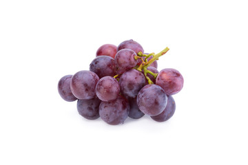 grapes isolated on over white background
