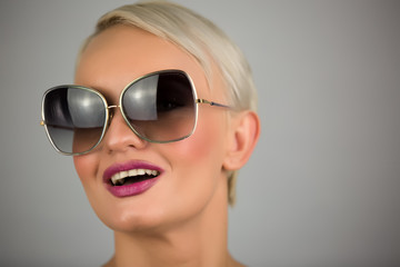 Fototapeta premium Blonde Frau
