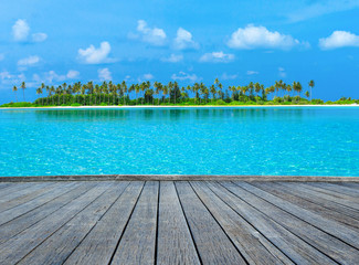 beach with  Maldives