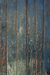 Old wooden blue  background texture